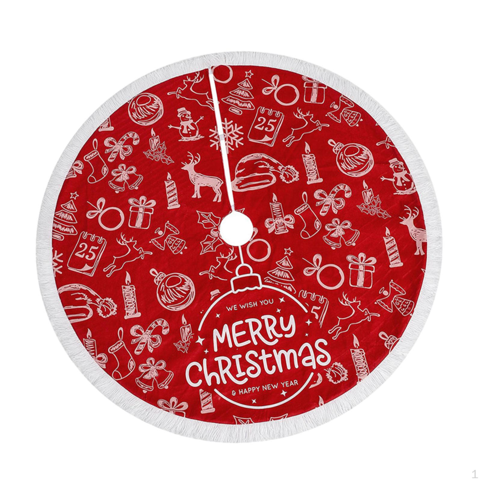 Christmas Tree Skirt/ Xmas Skirt /Christmas Decoration Apron/ Ornaments for