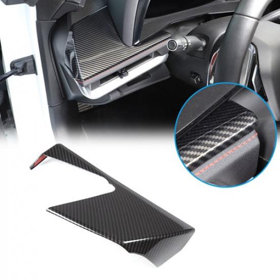 ABS Carbon Car Speedmeter Side Panel Styling Kit Trim For Corvette C8 -2024