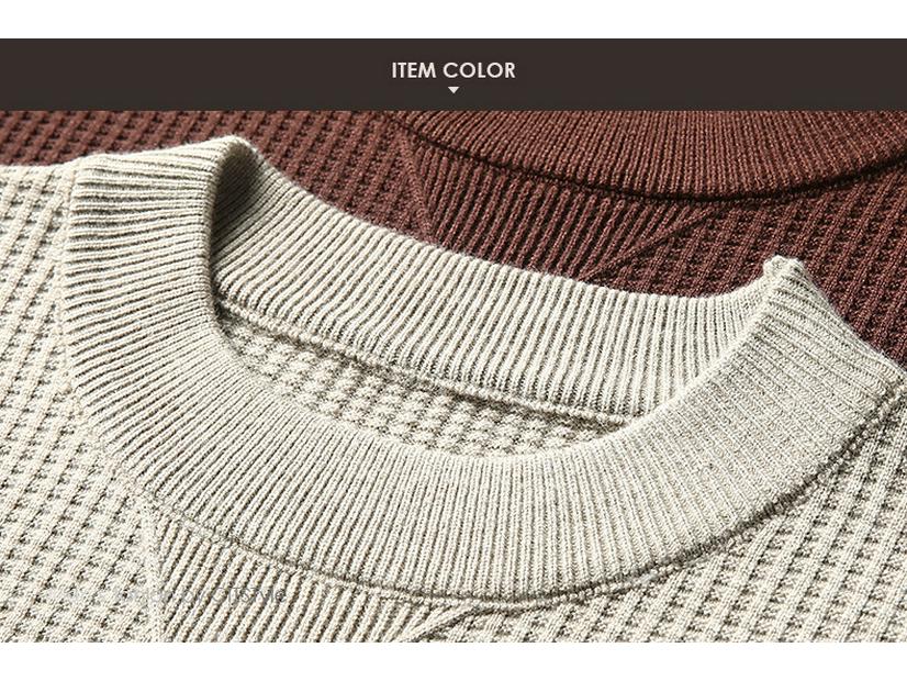 Men's Versatile Knit Round Neck Sweater - Autumn/Winter Bestseller