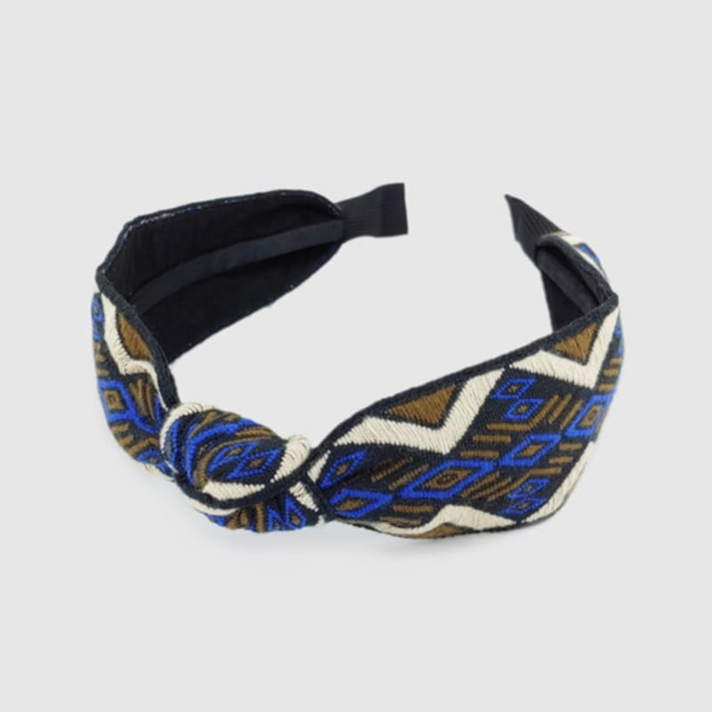 LALA Bohemian Imported Lace Hairband L-Khaki