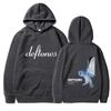2025 Deftones Hoodie Autumn Winter Casual Loose O-Neck Long Sleeve Hoodie Men Women Fashionable Warm Fleece Sweatshirts Unisex