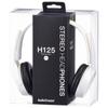 OHM AudioComm H125 Stereo Headphones, White, HP-H125N-W, 03-2280
