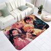 Demon Slayer Entrance Door Mat Rectangle Anti-slip Home Soft Badmat Front Door Indoor Outdoor Mat Toilet Rug