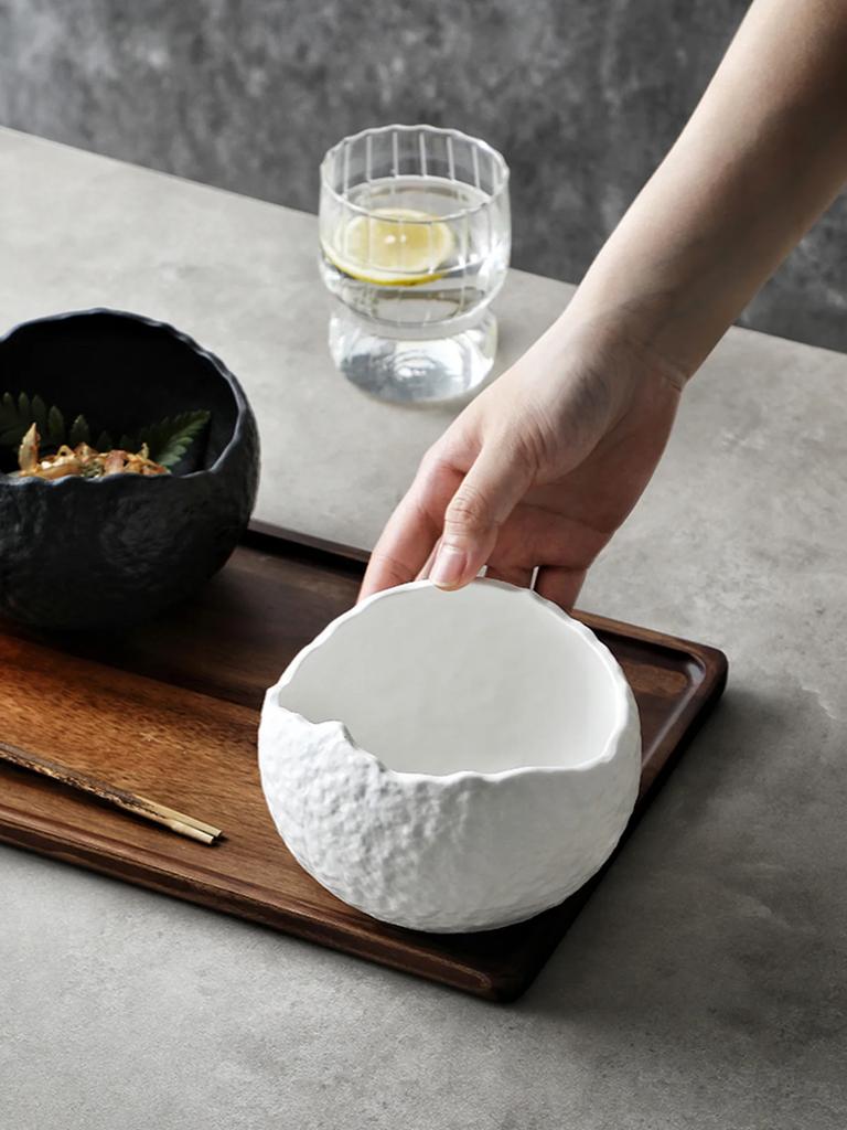 Western Soup Bowl High-end Dessert Bowl Ceramic Tableware Yogurt Bowl Exquisite Creative Cold Dish