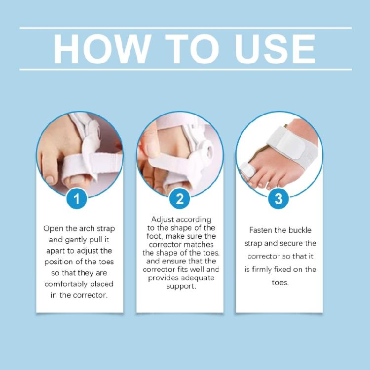 Hallux Valgus Corrector Bunions for Toes Corrector Adjustable Foot Care Bunions Corrector with Toe Separator Women Men