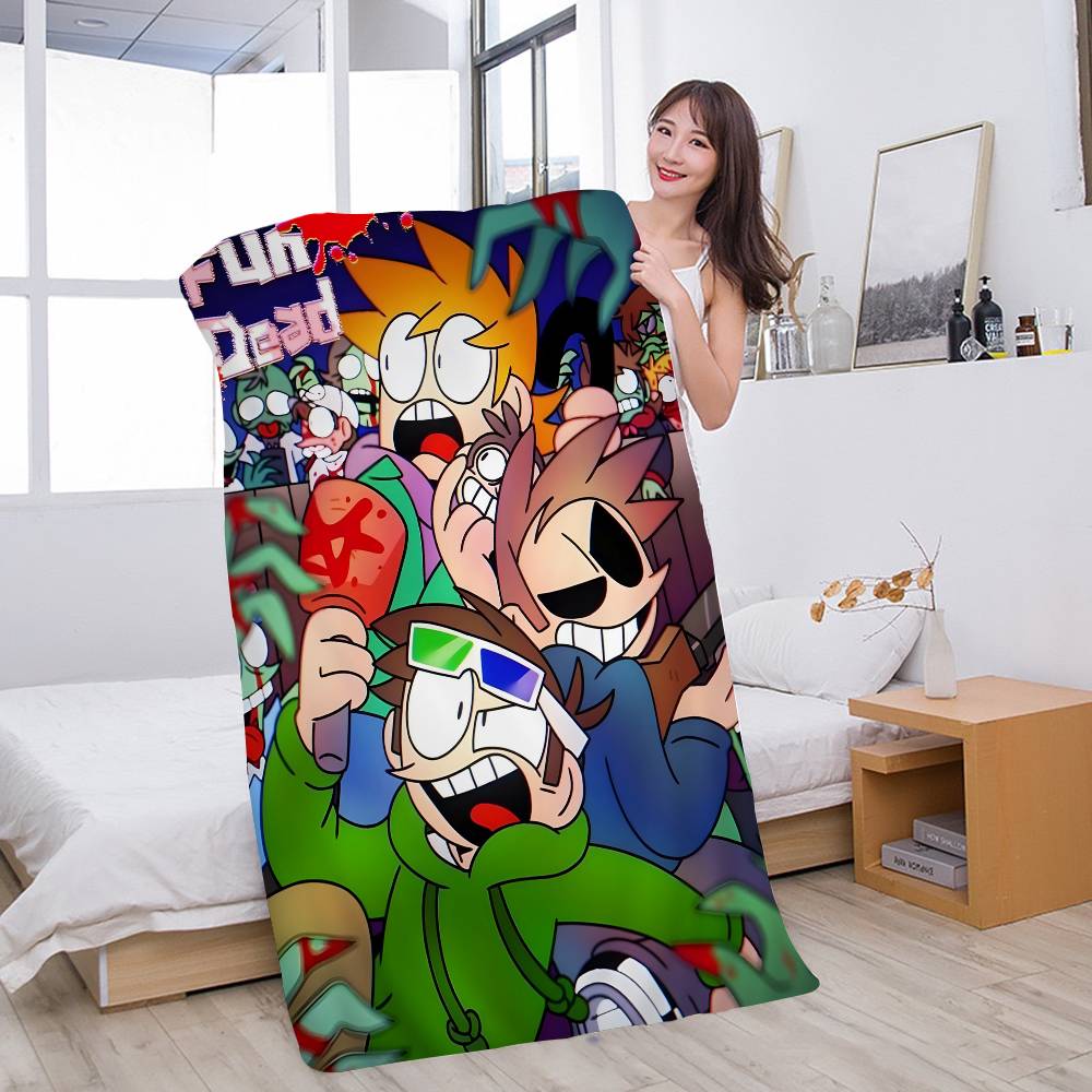 Animated Eddsworld Movie Microfiber Beach Towel Absorbent Quick Dry Soft Yoga Swimming Resort Mountain Climbing Towel