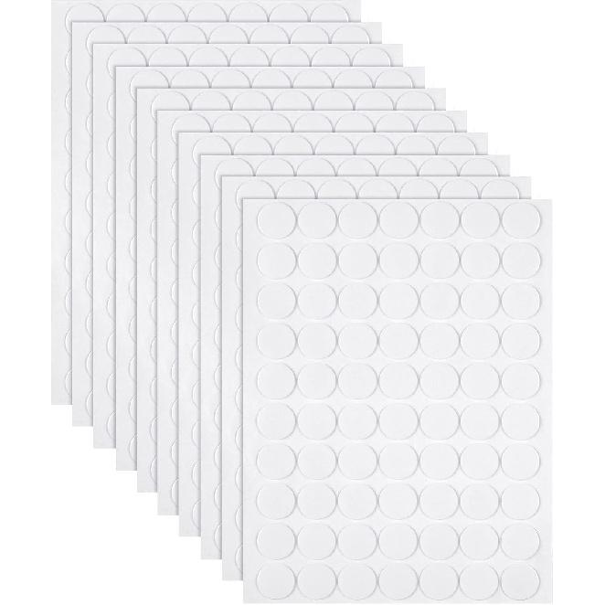 700 шт. 20 мм Двусторонние клейкие точки Прозрачный Съемный Круглый Пластилин 0,8   Клейкая монтажная масса, Водонепроницаемый Липкий Пластилин Стикеры без следов