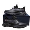 Leather Men's Shoes with Thick Sole Lightweight Trendy and Fashionable Casual Shoes Simple Men's Work Labor Protection Leather Shoes