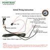 108W Built-in Car Seat Heater Kit Fit 2 Seats,12V 4Pcs Universal Alloy Wire Heating Pads with 3 Levels Control Switch System