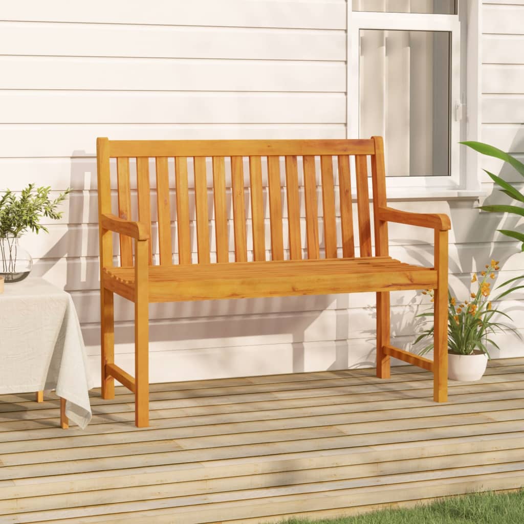 vidaXL Gartenbank 110 Cm Massivholz Akazie