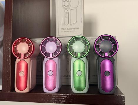 X688 High Speed Mini Handheld Fan USB Charging Durable Battery Life Turbo Violent Portable Outdoor Small Fan 1