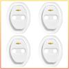 4Pcs Silicone Car Door Lock Protector Cover Auto Accessory Styling For Chevrolet Colorado Cruze Captiva Malibu Aveo Camaro Sonic Tahoe Impala Equinox