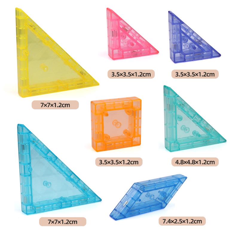 Puzzle Tangram Magnetic 3D pentru Educația Copilăriei Timpurii