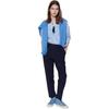 UNIQLO Straight Leg Solid Color Mid Rise Stretch Casual Pants Women bottoms Black 464140-09