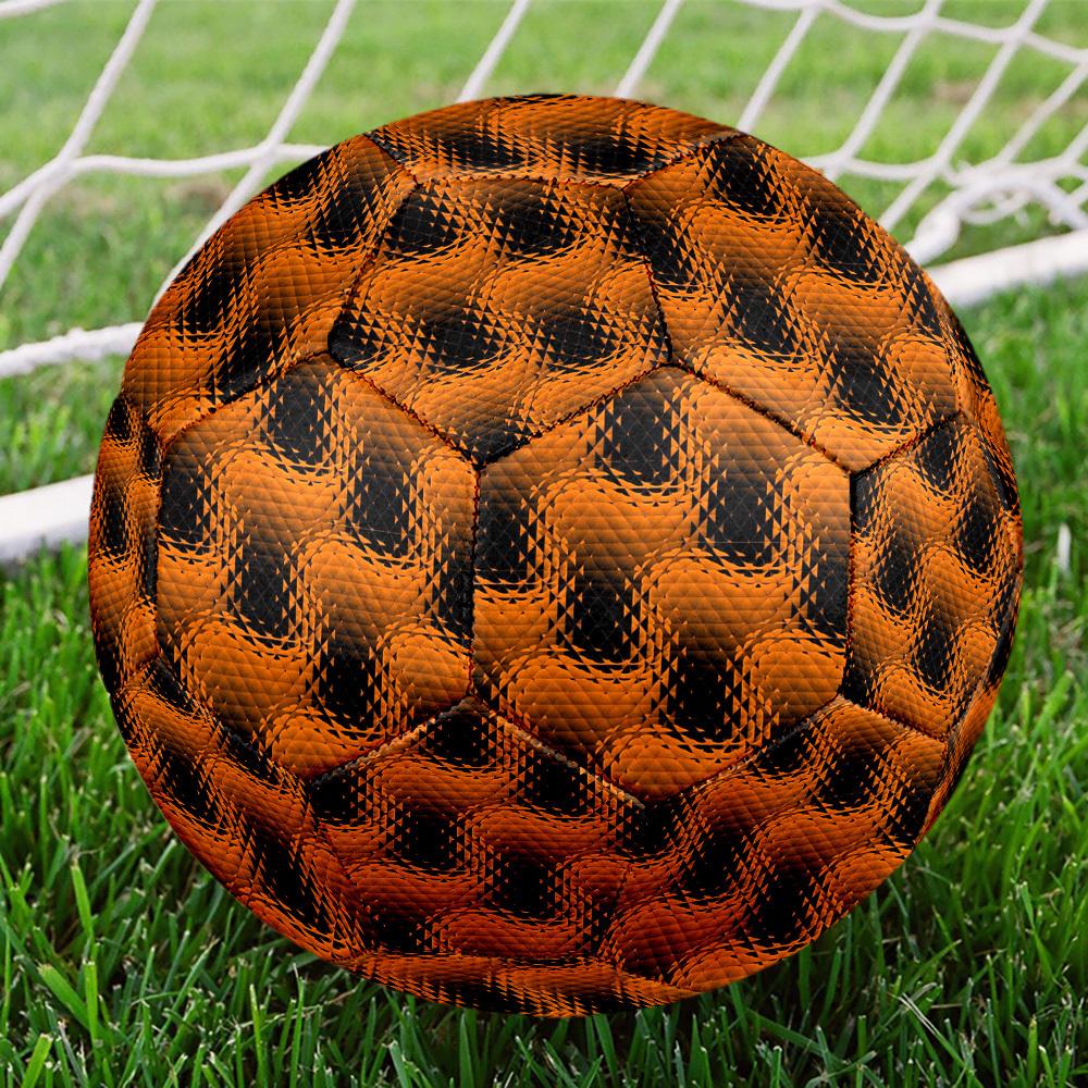 1 Stück Orange Größe 5 Fußball Professioneller Spiel-Trainingsfußball Indoor & Outdoor Sportball Leicht Langlebig c65201