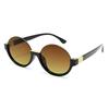 Leopard Print Round Sunglasses For Women With Uv400 Protection Stylish Fashion Accessory