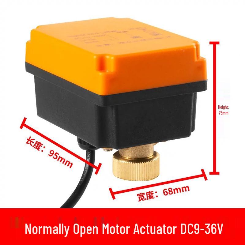 Mini Electric Ball Valve: Two-Way Threaded, Underwater & Waterproof, 220V/24V/12V