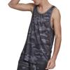 Débardeur - Urban Classics - MESH - Gris foncé camouflage - 100% polyester - Coupe ample