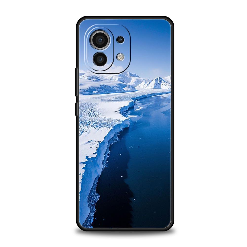 

Чехол для телефона Снежные пейзажи Антарктики для Xiaomi 17 14 15 13 14T 13T 12T 11T Pro 12 11 Lite Poco X7 X5 X3 NFC F7 F6 Мягкий чехол Poco X5 Pro