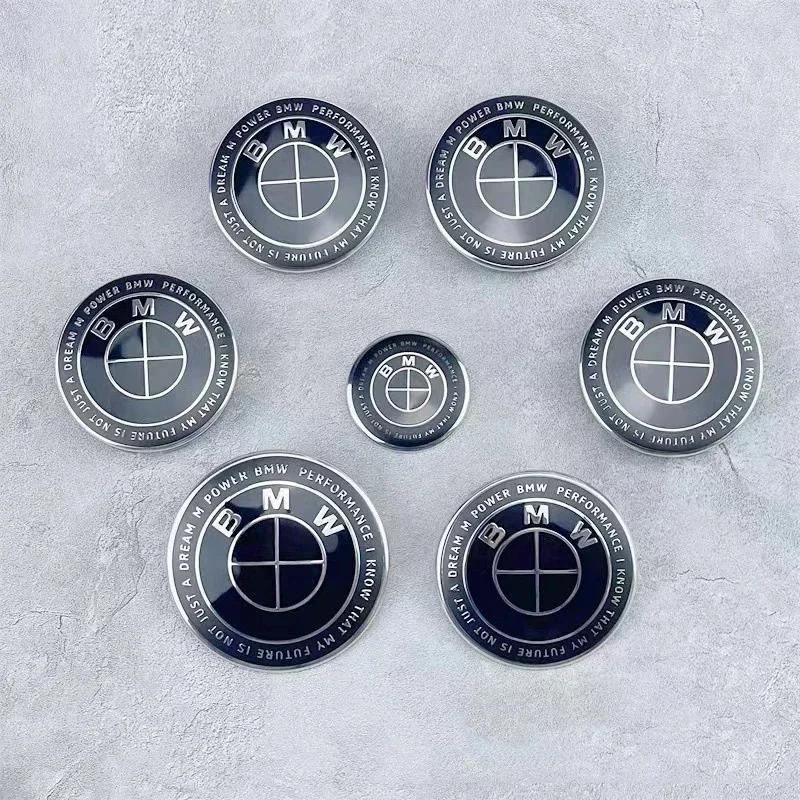 7 stk Bilpanser Front Bak Bagasjerom Emblem Merke For BMW 50-årsjubileumsutgave E36 E46 E53 E90 E60 E93 E87 G01 G20 X3 X5 F30 F20