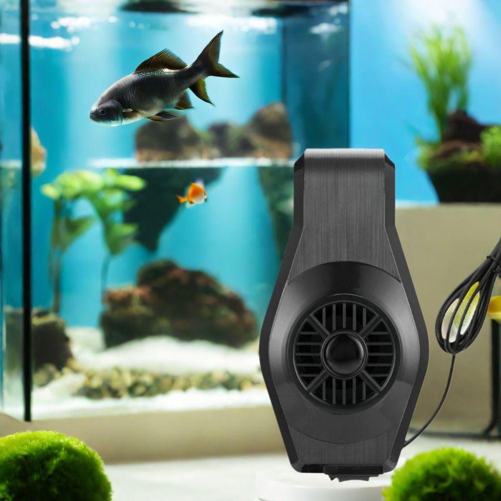 2W USB Fish Tank Fan Single Head Mini Aquarium Fish Tank Cooling Fan Reduce Water Temperature Adjustable Shrimp Tank