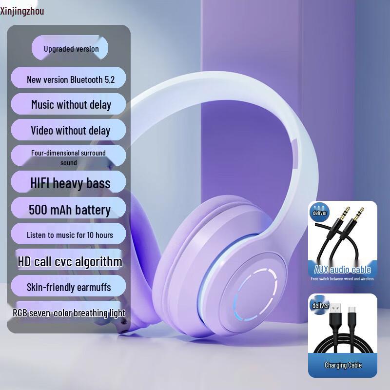 Xin Jing Zhou Kabellose Bluetooth-Over-Ear-Kopfhörer