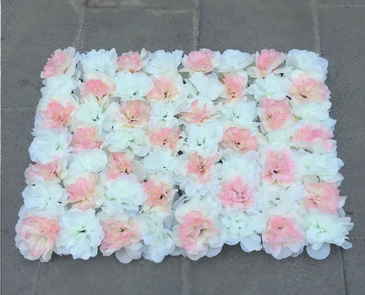 Artificial Flower Flower Wall Three-dimensional Background Wall Wedding Decoration Rose Silk Cloth Modern Home Decoration Part