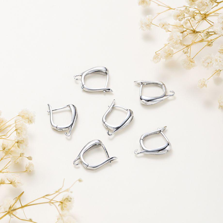 6pcs/lot 14K 18K Gold French Blank Lever Earing Hook Open Ear Ring Clips Clasp For DIY Jewelry Hoop Pendants Making Acceissories