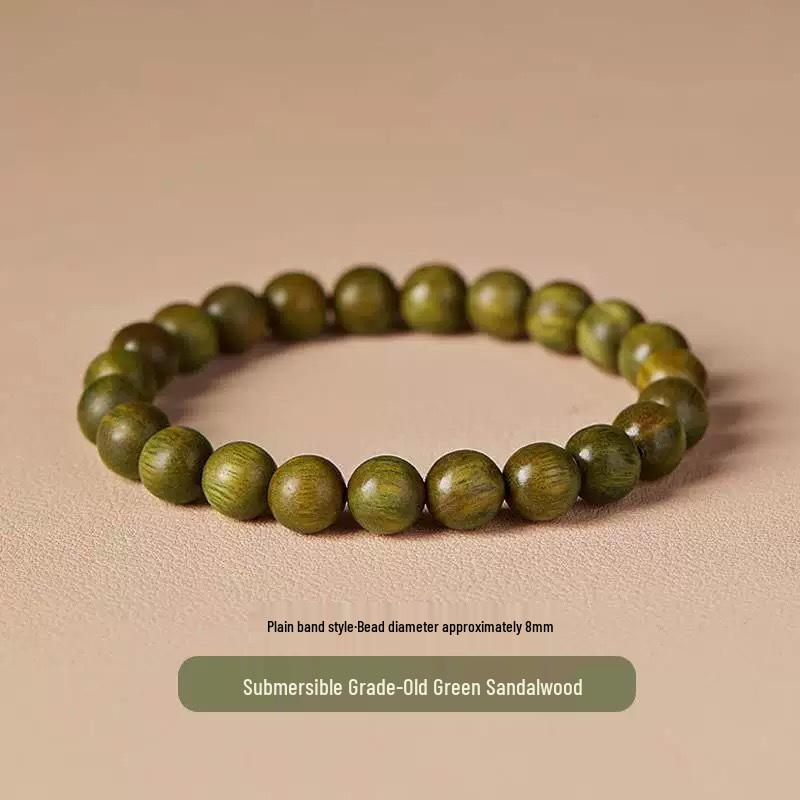 Premium Green Sandalwood & Wenge Bracelet for Men & Women - High Density, Collection Grade