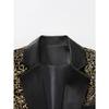 New Men's Sequin Blazer Dinner Dance Wedding Suit Pattern Sequin Performance Dress