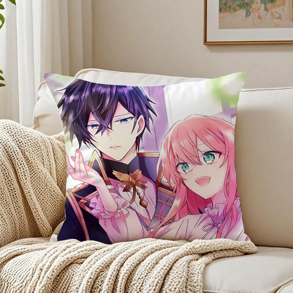 Isekai Romantic Light Novel Comic 7th TTime Loop Cushion Cover Pillowcase Antidustmite living Room Sofa Decor Cushion Room