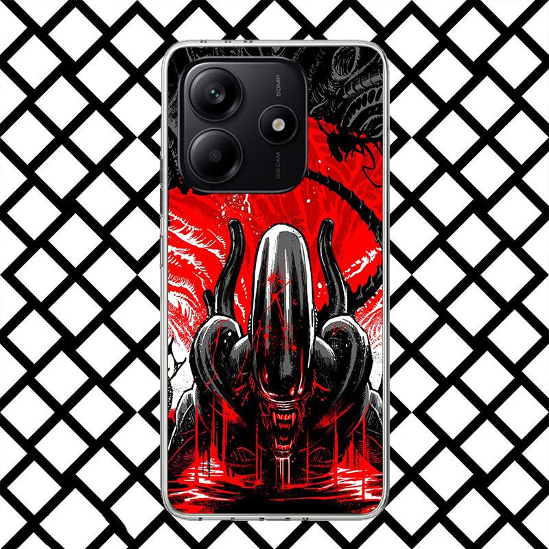 Cool A-Alien X-Xenomorph Phone Case for Xiaomi Redmi Note 15 14 14S 13 12 12S 11 Pro Plus 11E 11T 11S 10S 5G Soft Cover Fundas R