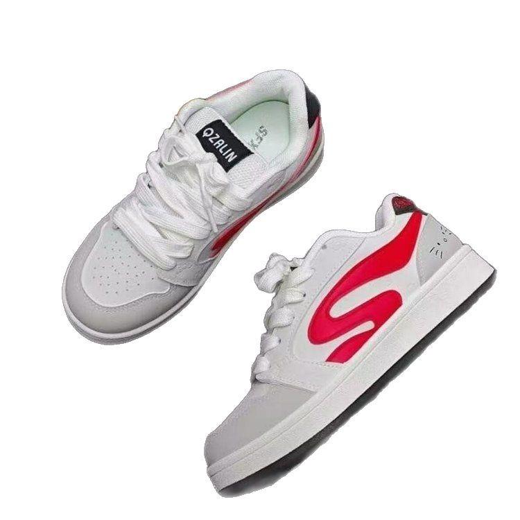 Summer new bread shoes original niche lightning low-top board shoes women's retro casual white shoes