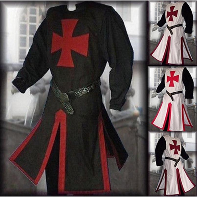 Deluxe Polyester Medieval Knight Long Sleeve Outfit Cosplay Costume