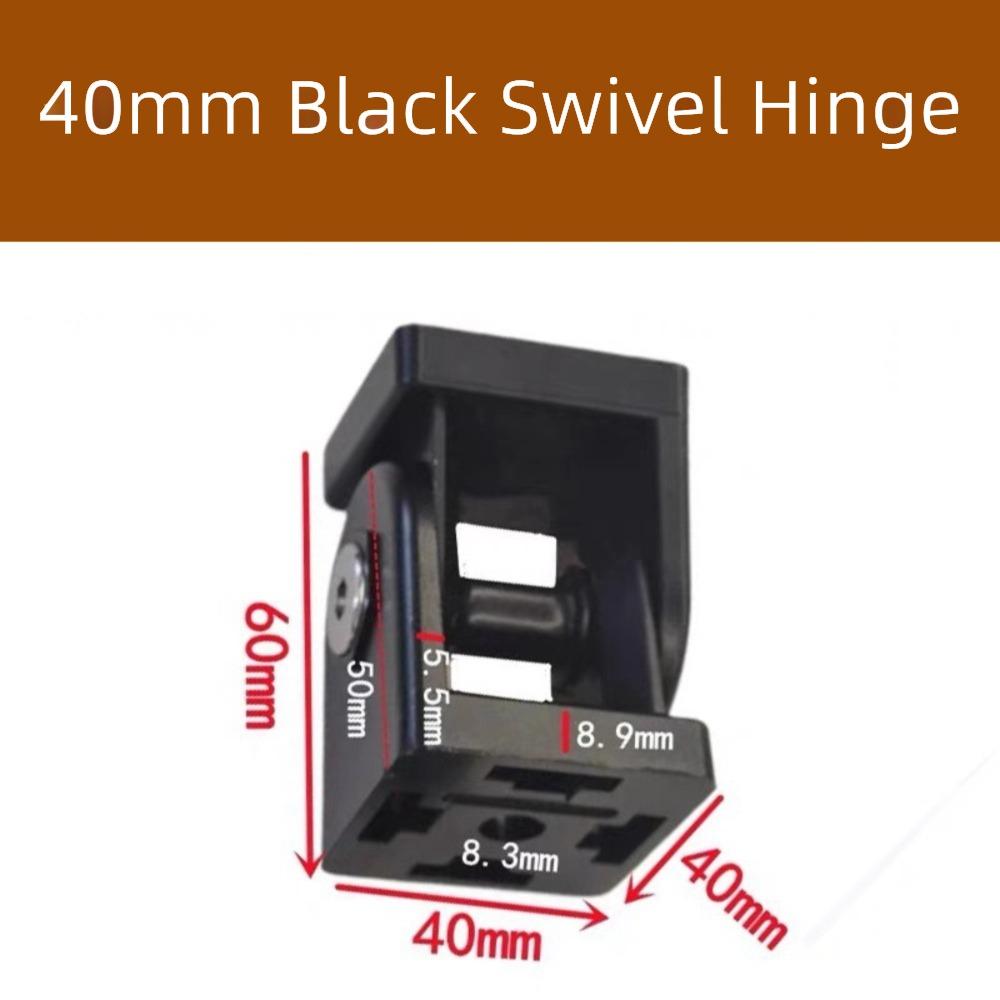Sliding Base Pivot Joint Connector Right Angle Connector  Industrial Aluminum Profile