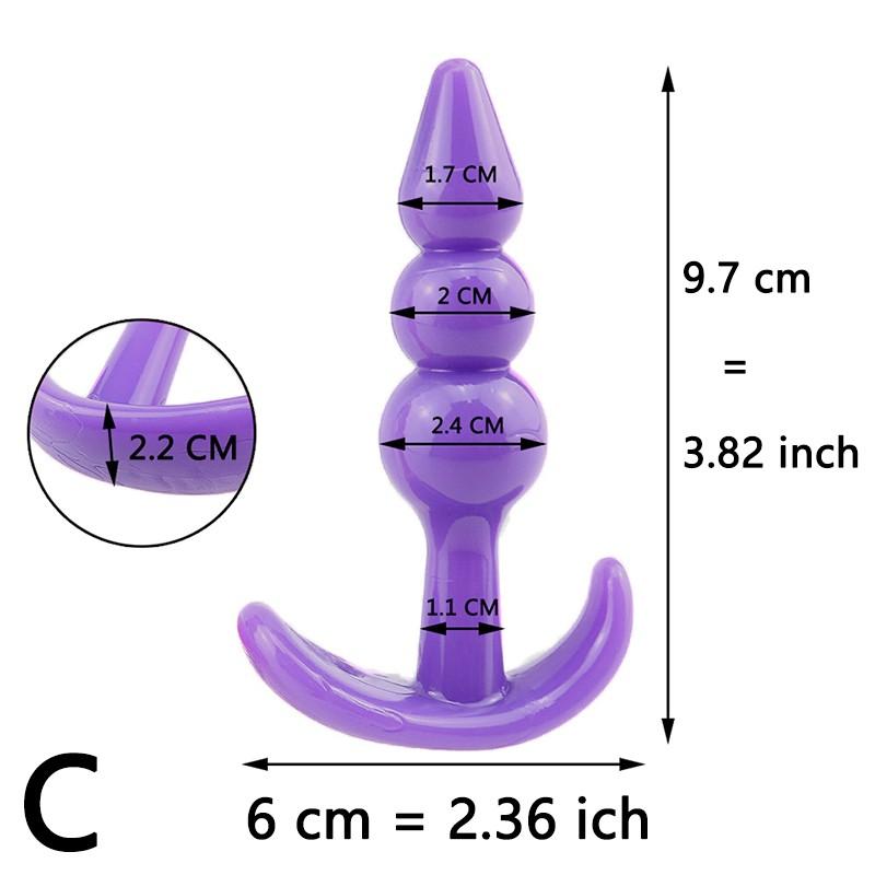 Soft Silicone Anal Plugs Prostate Massager Butt Plug Beads G-spot Erotic Sex Toys Anus Trainner Mini Dildo Erotic Gay