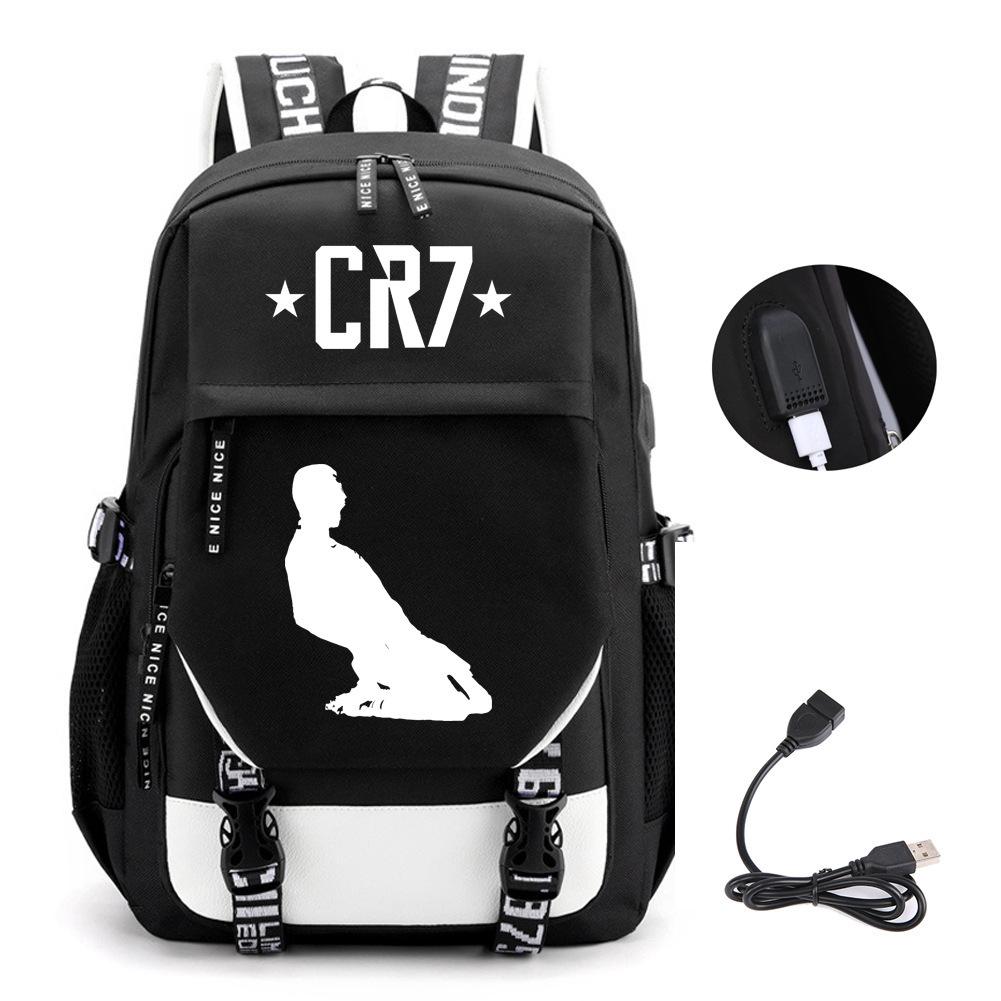Cartable grande capacité avec bandoulière; set de trousse à crayons trois pièces pour étudiant