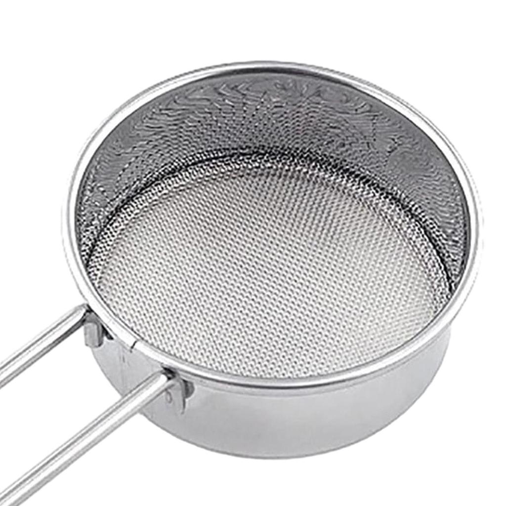 Mini Flour Sieve Stainless Steel Strainer Lightweight Sifter Drainer Colander for Tea