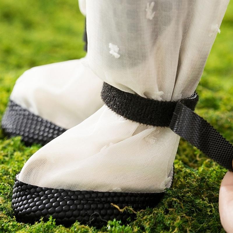 Full Coverage Waterproof Protective Dog Pants With Shoes For Breeds AntiDust Design Suspenders For Pet Walking Essential