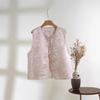 New Jacquard Buckle Vest Women's High-end Design Sense Retro Banquet Outside Vest