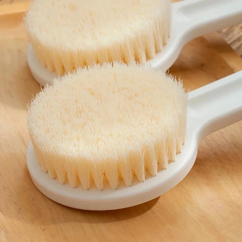 Long Handle Back Brush for Shower Soft Bristles Body Exfoliating Bath Brush Skin Health Shower Back Scrubber Bath Supplies