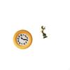 Silent Contemporary Wall Clock And Modern Horse Figurine Collection for Bedroom Room Centerpiece