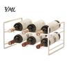 Scaffale in Ferro per Dispensa Cucina, Scanalature Curve, Ripiano per Mobile da Bancale, Supporto Metallico Compatto per Bottiglie, per Armadietto e Scaffale Stabile