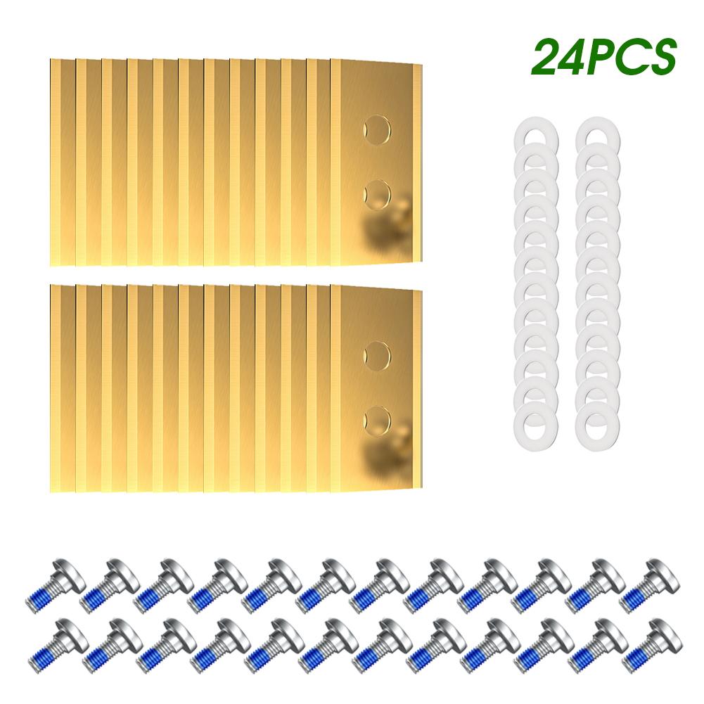 Lawn Mower Blades Head Replacement Heavy Duty Universal Robot Lawn Mower Accessories For Mammotion Luba Yuka  24/30/36pcs