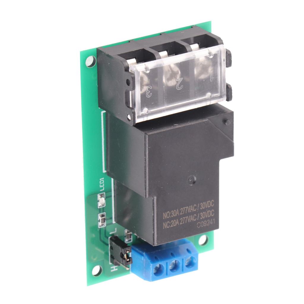 YYG-2 30A Relay Module Optocoupler Isolation Relay High Power One Way Relay Module High/Low Level Trigger DC 5/12/24V