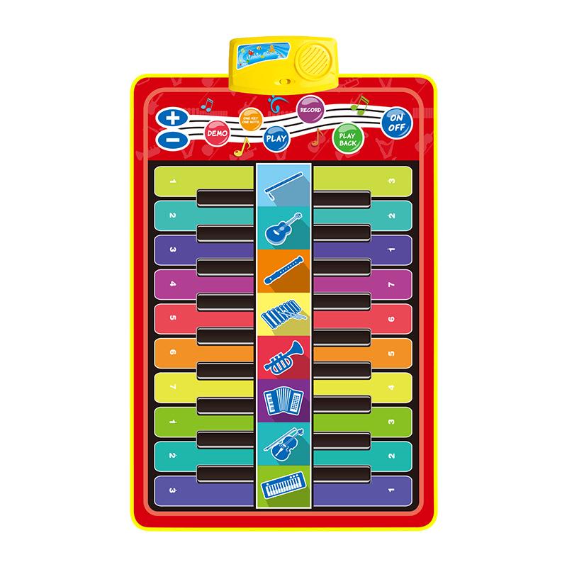 Children's Double Piano Mat: Interactive Two-Player Dance and Music Mat for Parent-Child Fun