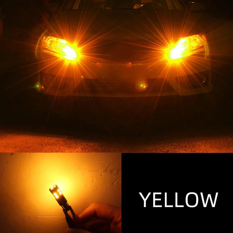 2×T10 W5W LED Clearance Parking Lights Bulbs 168 No Error For BMW 3-Series E66 E46 E90 E36 E91 Touring Compact Coupe Convertible yb2