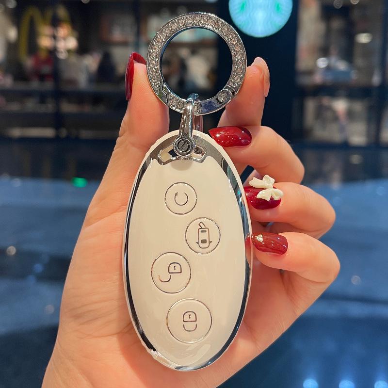 BYD Yuan Plus Women's Car Key Case: Fits Yuan Pro, Qin, Song, Dolphin, Tang, Han DMI Models.