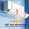 Wall-Mounted Air Outlet Baffle Anti-Direct Blowing Wind Deflector Hanging Conditioning Guide Cover Universal windproof