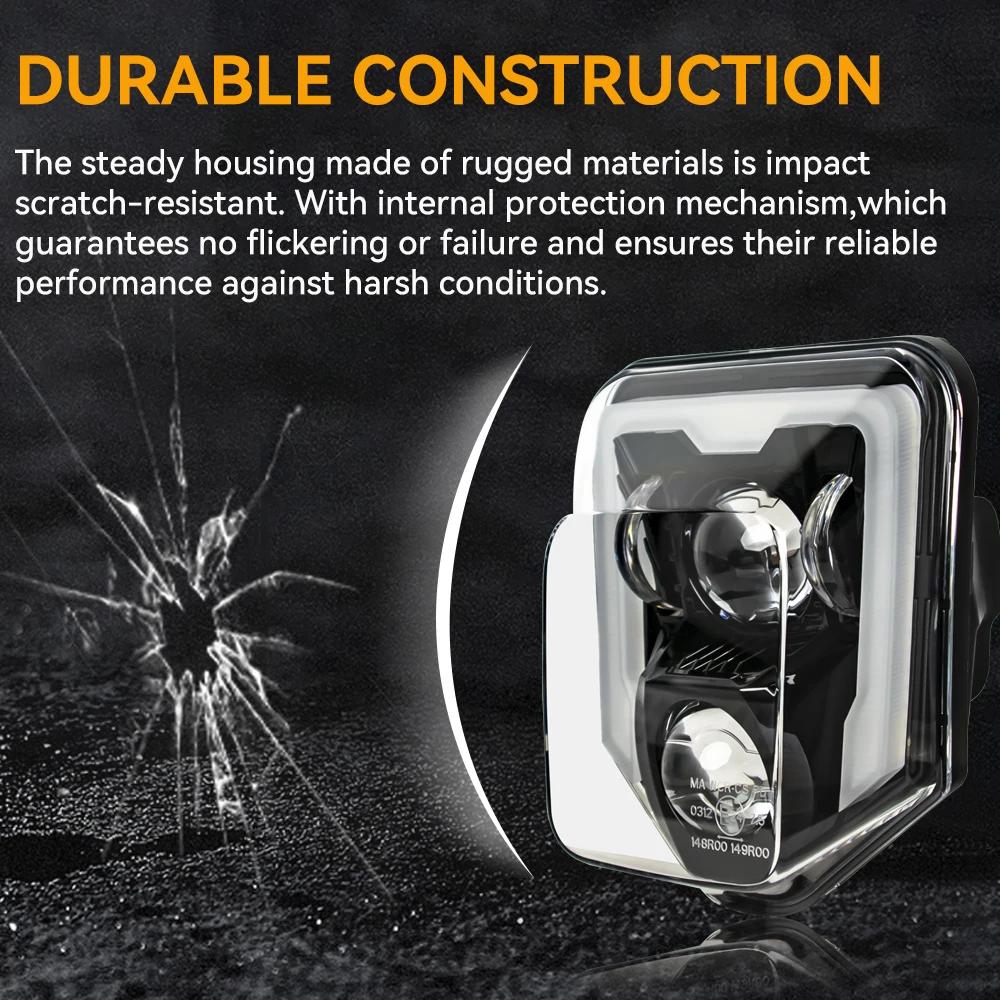 For Husqvarna Led Headlight Plate Supermoto TE TC FE FC 125 500 701 2016-2025 Dirt Bike Enduro Motocross Headlamp